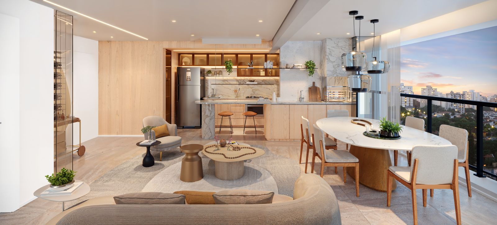 Yara Por Dubai | 80 m² | 3 Dormitórios